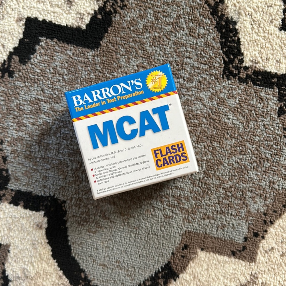 Like New, MCAT Flash Cards